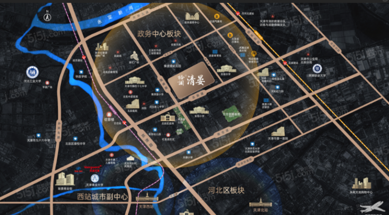 格调清晏区位图