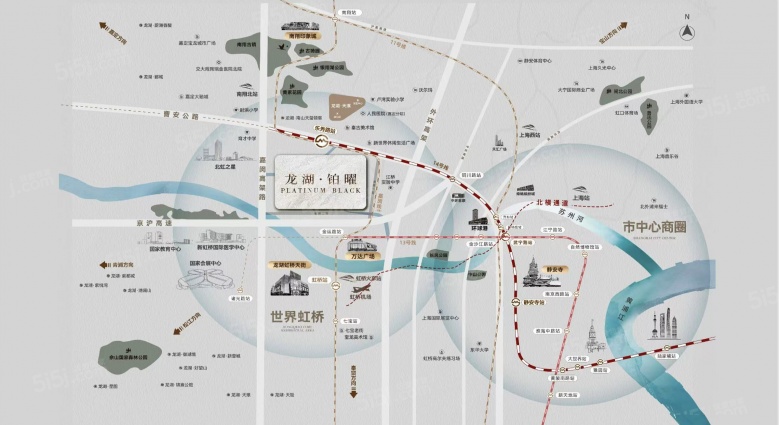 龙湖铂曜区位图