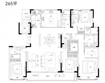 越秀向东岛5室3厅5卫