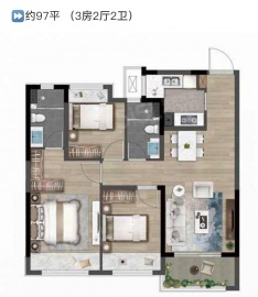 象屿和悦新宸3室2厅2卫
