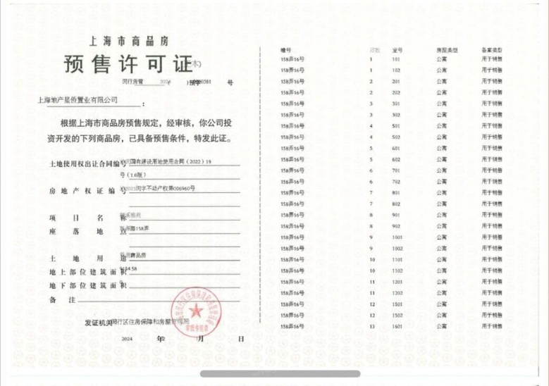 尚湾林语预售许可证