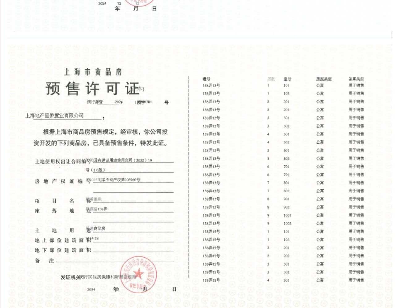 尚湾林语预售许可证