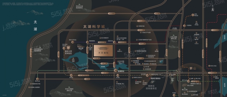 芳菲澜院区位图