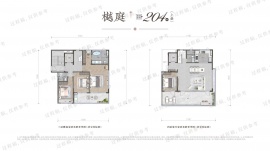 4室2厅3卫户型图