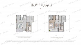 3室3厅4卫户型图