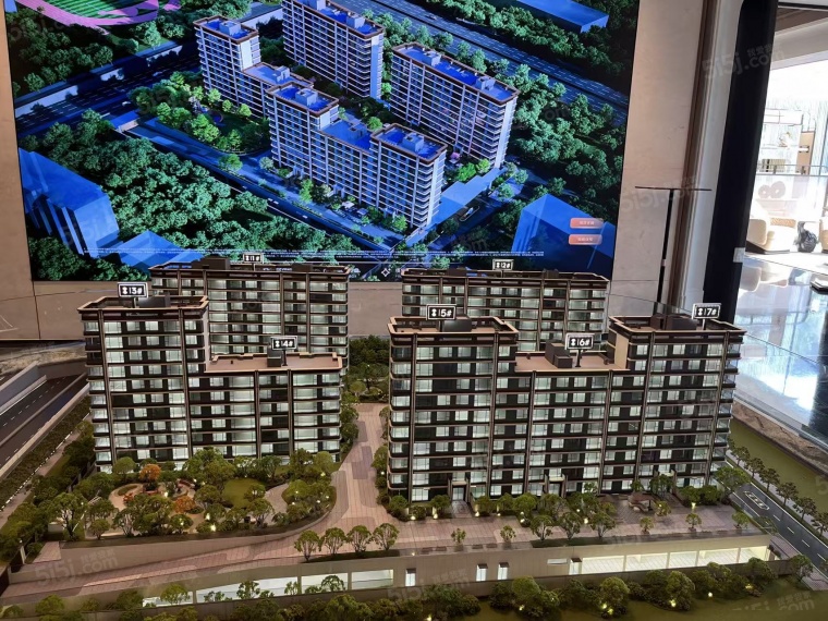 上海建工海玥嘉序沙盘图